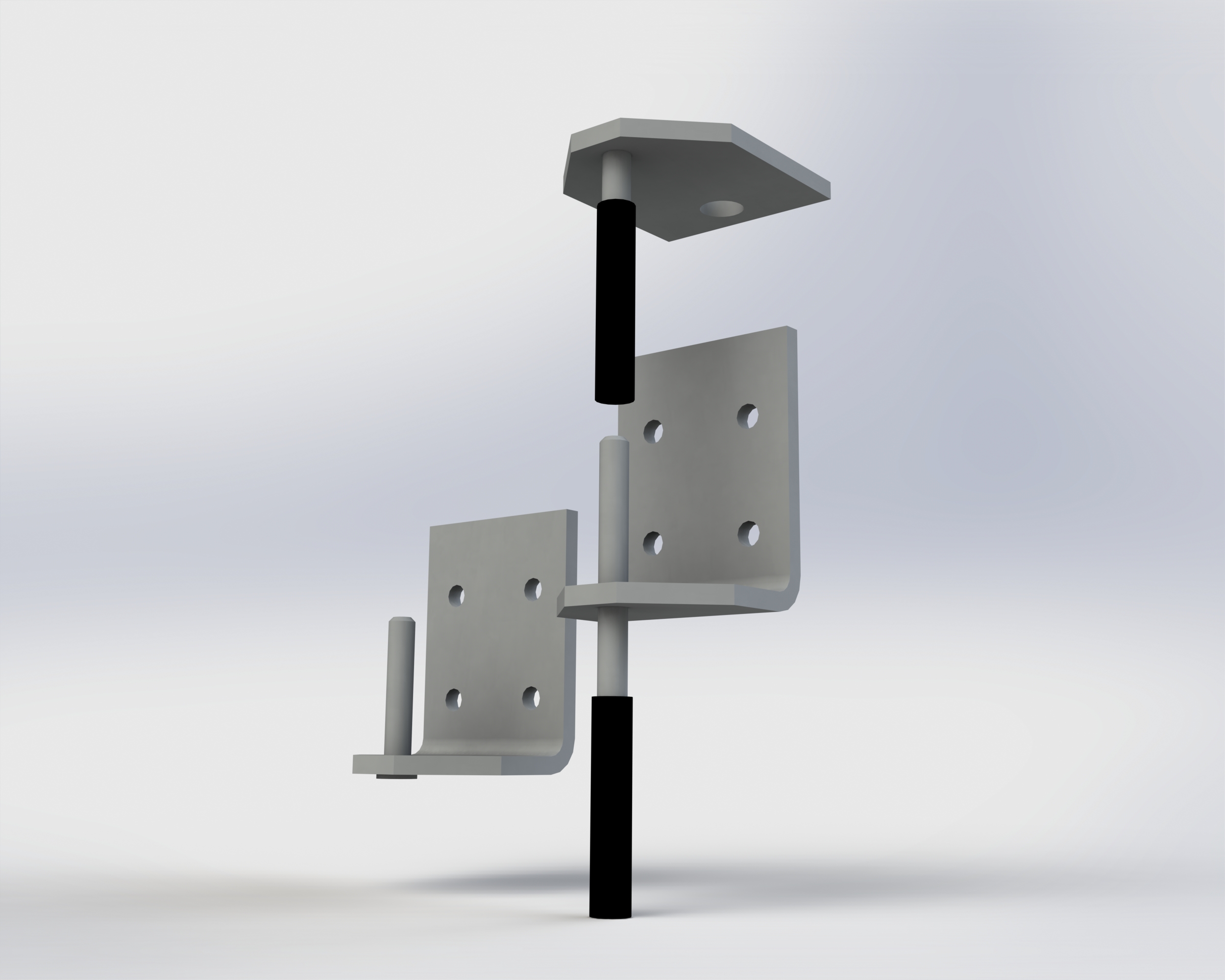 天然石材固定支架(分解图)